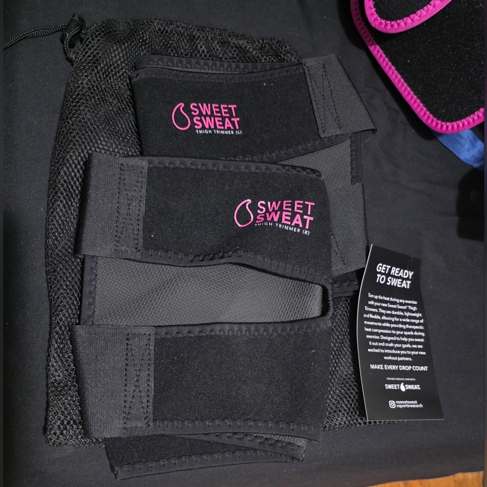 Sweet Sweat Thigh Trimmers - Pink Logo - Picture 2 of 3